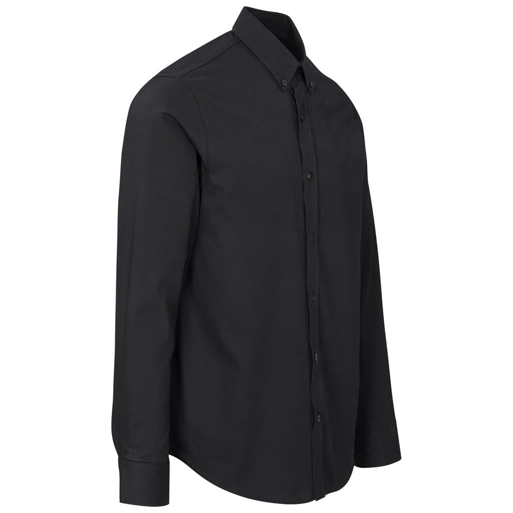 Mens Long Sleeve Cotton Twill Moderna Shirt