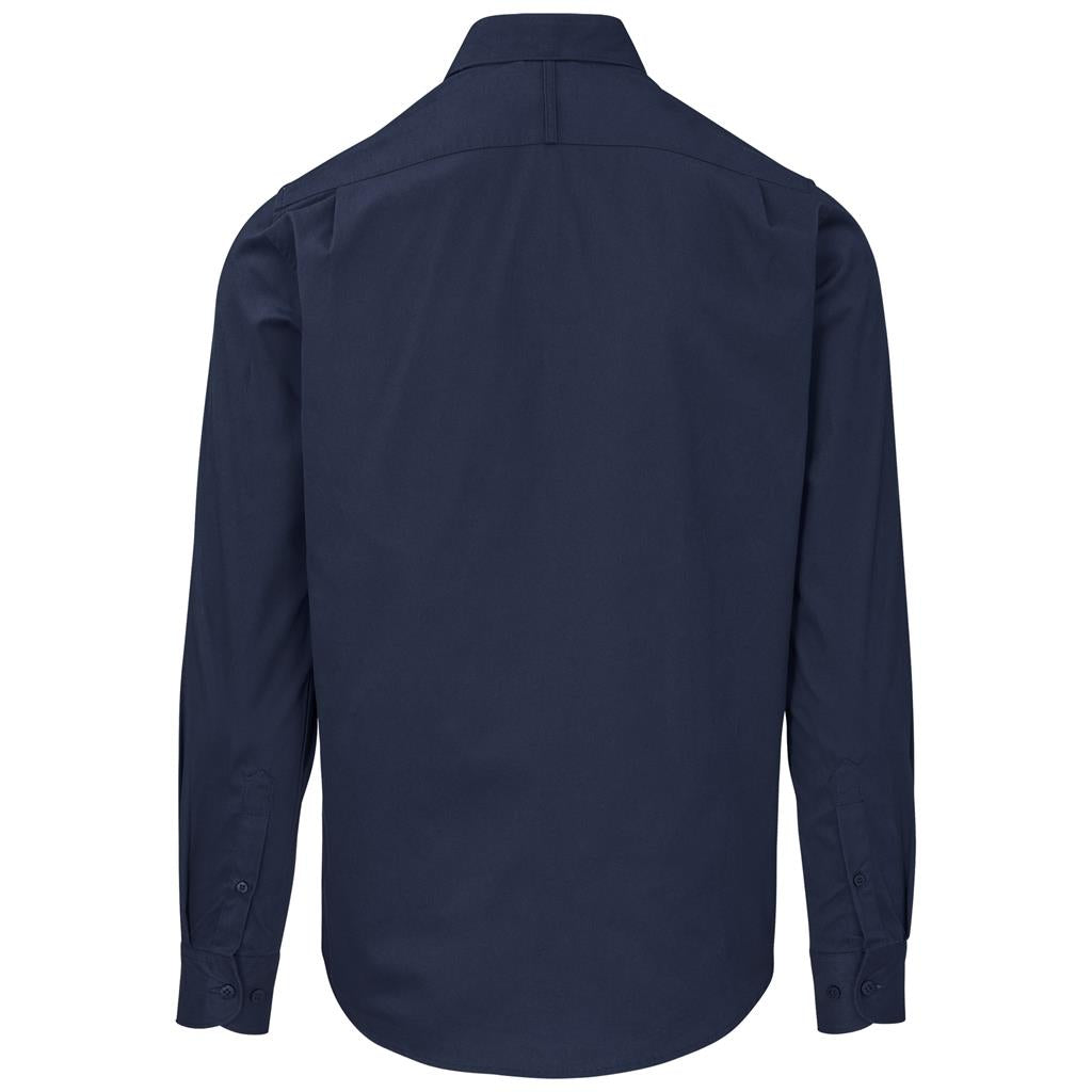 Mens Long Sleeve Cotton Twill Moderna Shirt
