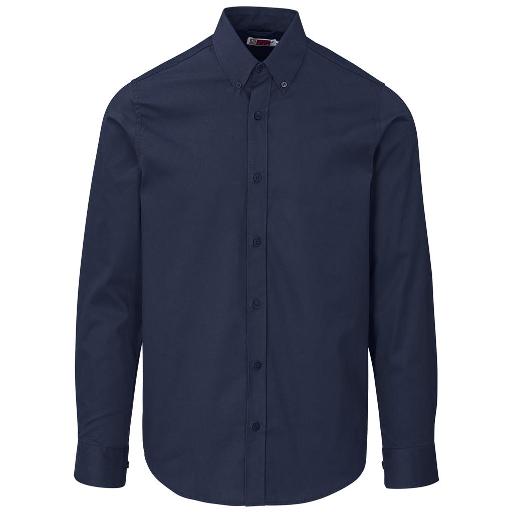Mens Long Sleeve Cotton Twill Moderna Shirt