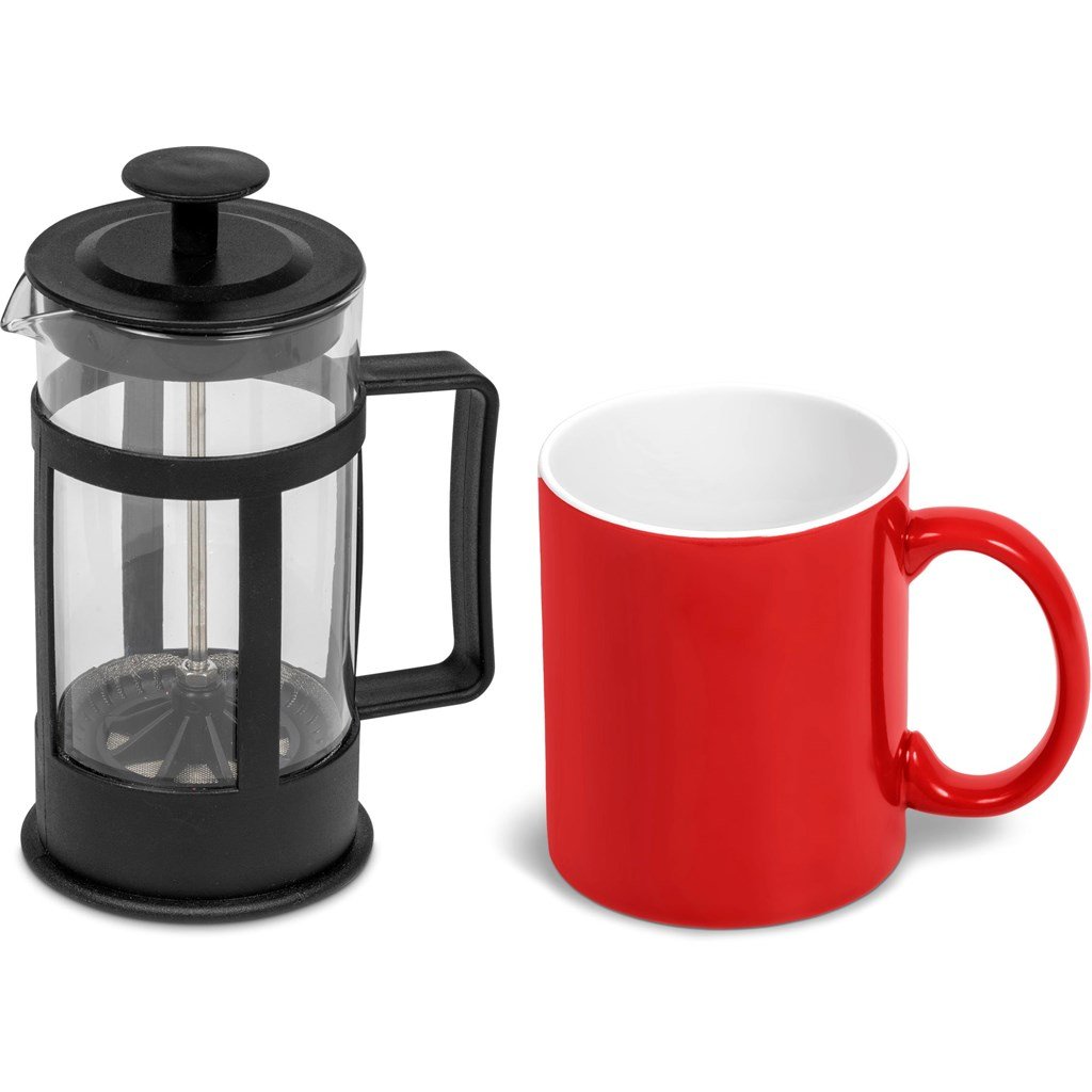 Cafe Omega Coffee Set - Red