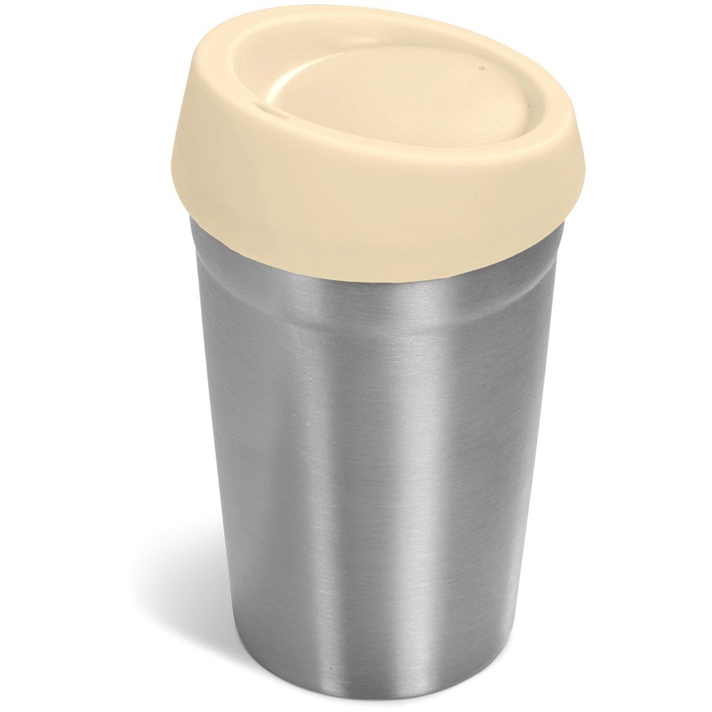 Kooshty Go-Jo Stainless Steel & Plastic Double-Wall Tumbler - 350ml - Cream