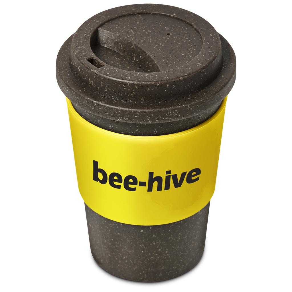 Kooshty Brown Bean Plastic Double-Wall Tumbler – 400ml
