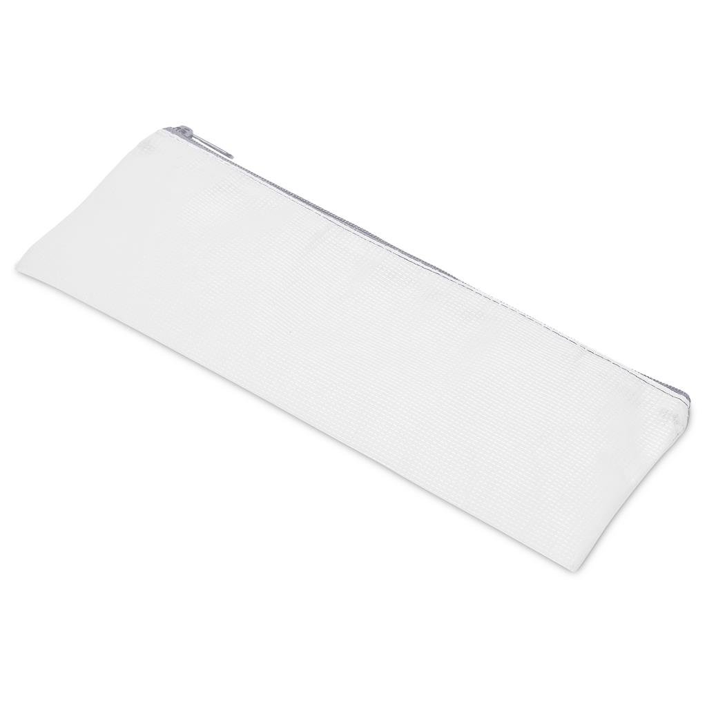 Pre-Production Sample Hoppla Parker Recycled PET Stitch-Bond Pencil Case