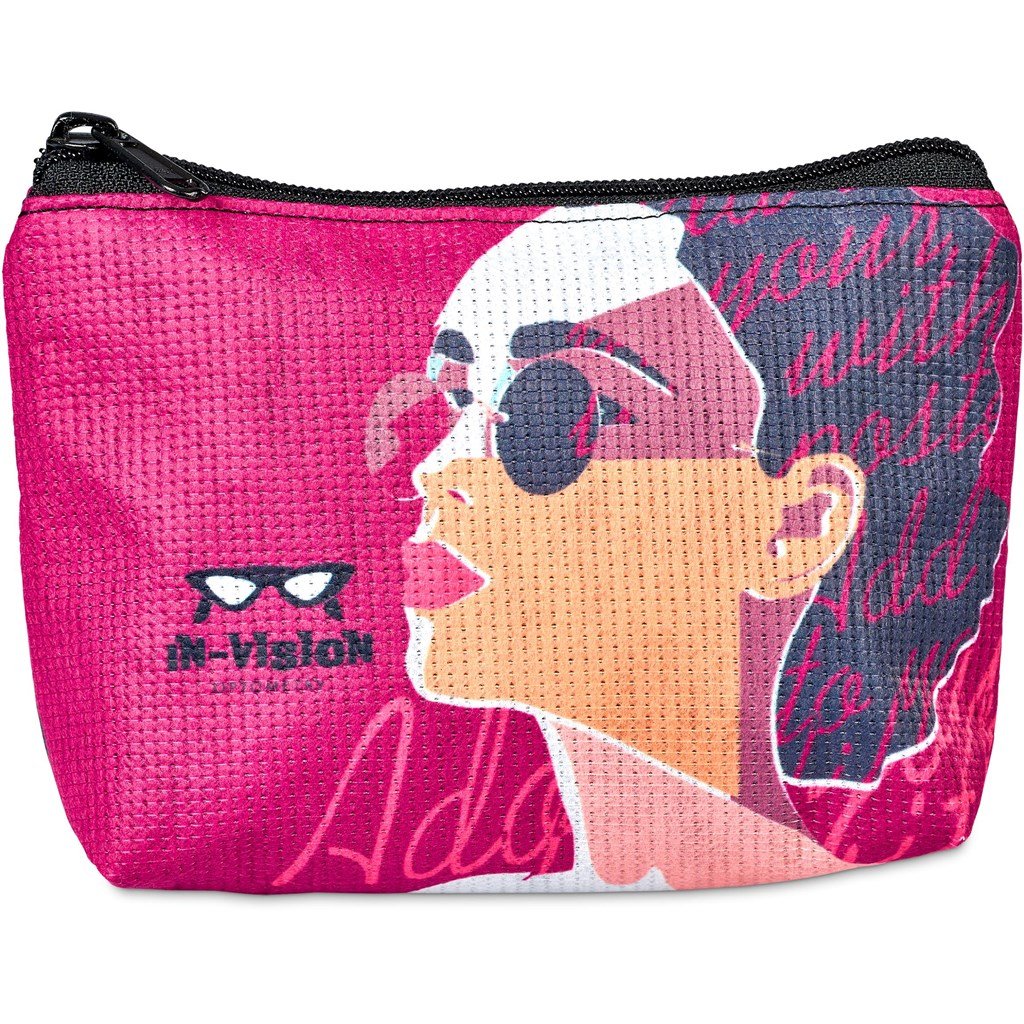 Pre-Production Sample Hoppla Recycled PET Stitch-Bond Mini Toiletry Bag