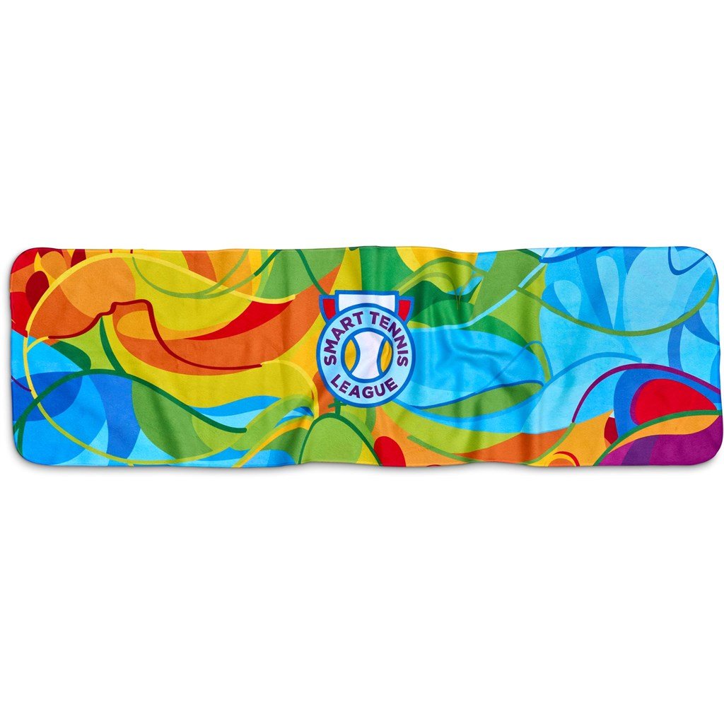 Pre-Production Sample Hoppla Relay Sports Towel - Double-Sided Branding